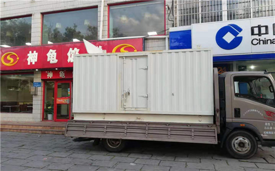 金山出租发电机施工案例